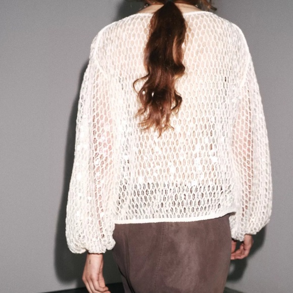 Zara sequin top - Picture 3 of 16